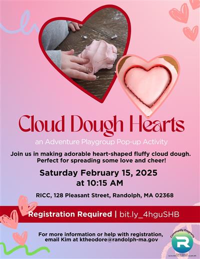 Cloud Dough Hearts